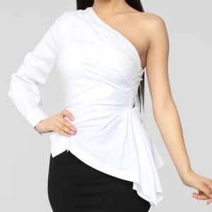 Mermaid peplum shirt